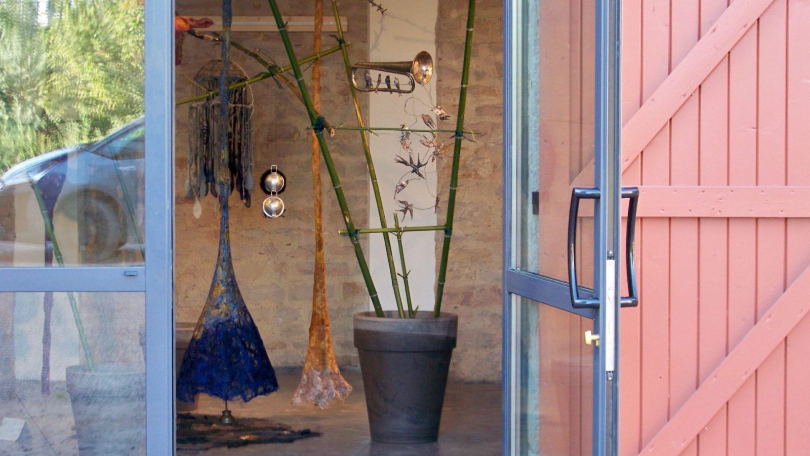 Salle d'exposition à la Maison Eclusière de Parcieux