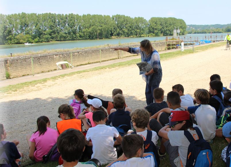 Visite scolaire à la Maison Eclusière de Parcieux