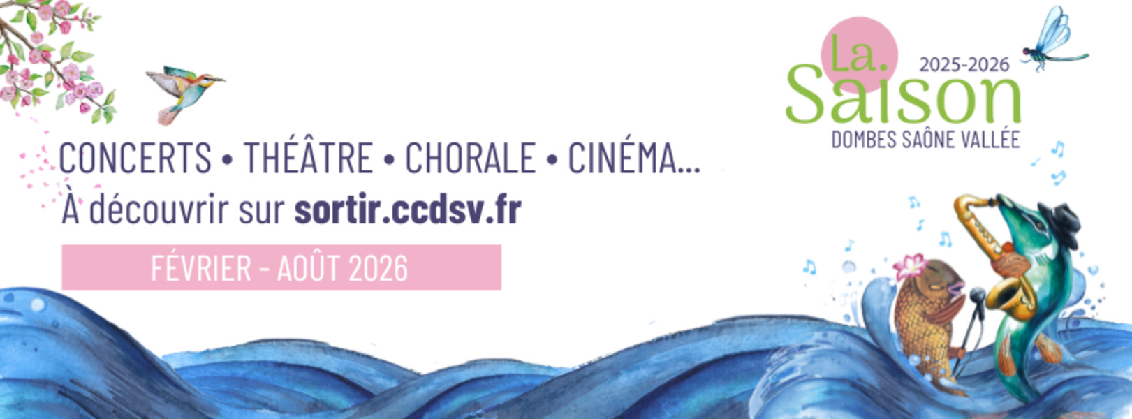 Programme saison culturelle – Février à Août 2026