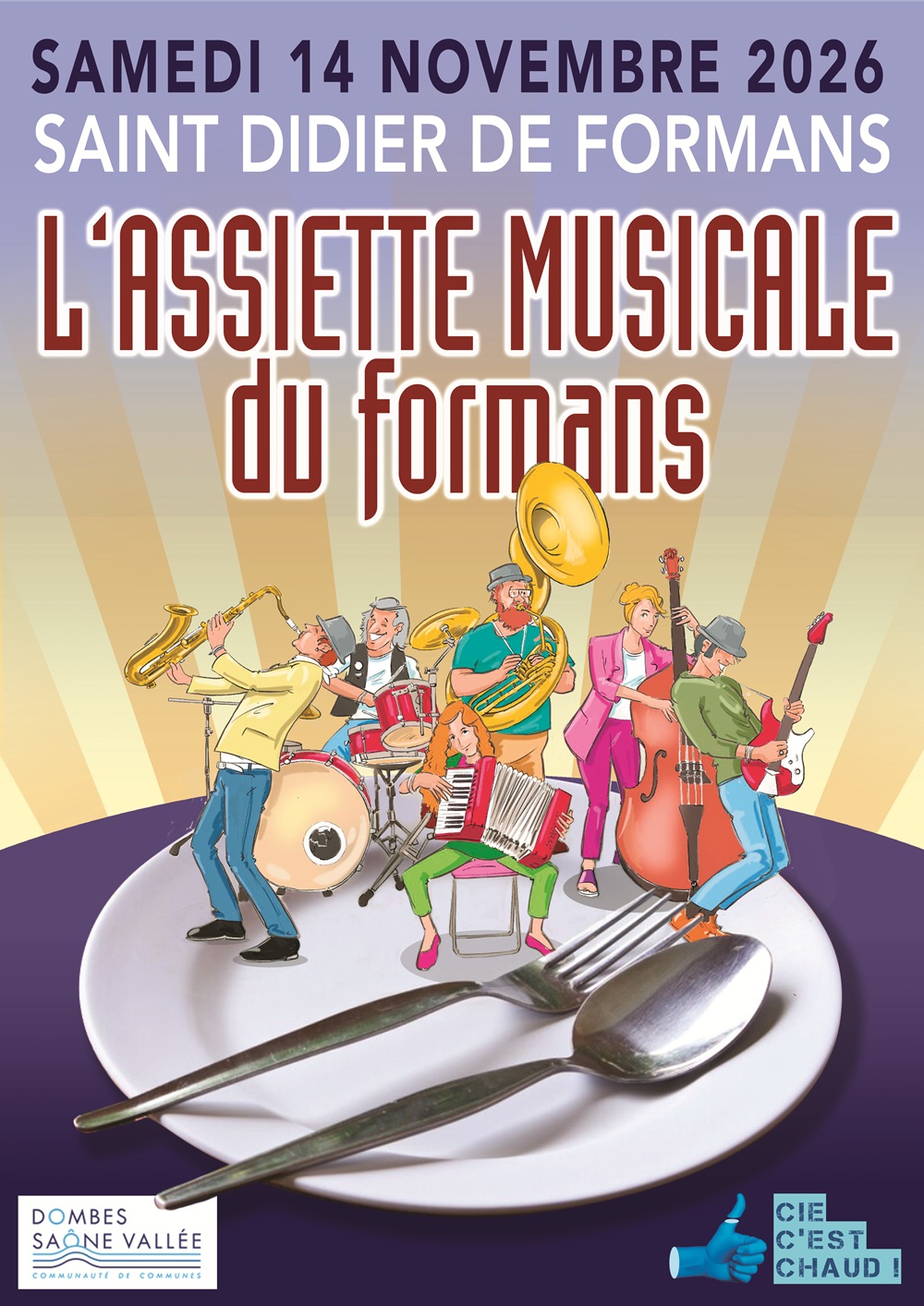 L&rsquo;Assiette musicale du Formans : à table et en musique !