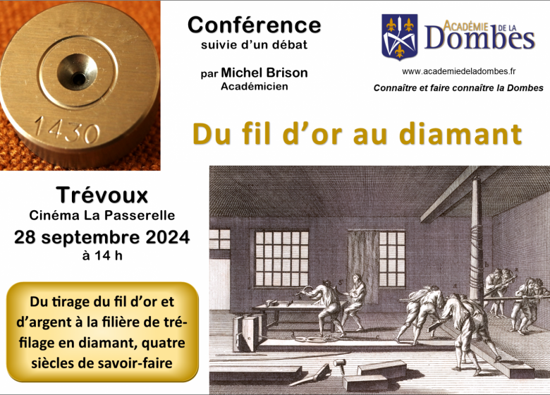 Conférence : Du fil d’or au diamant