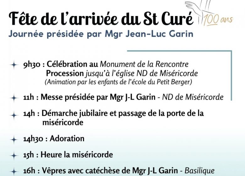 Fête de l’arrivée du Saint Curé