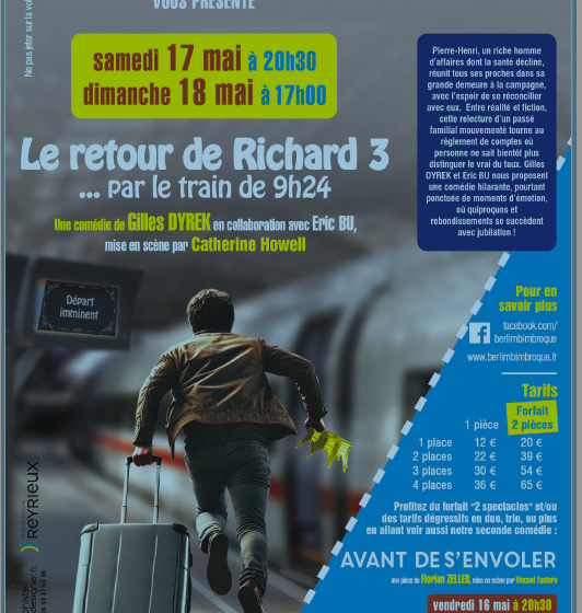 Théâtre : Le retour de Richard par le train de 9h24