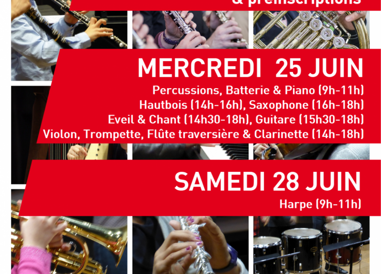 Portes ouvertes & Préinscriptions – École de musique de Trévoux