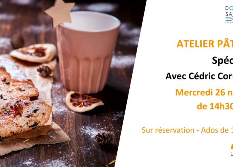 Atelier pâtisserie spécial Noël avec Cédric Cormorèche