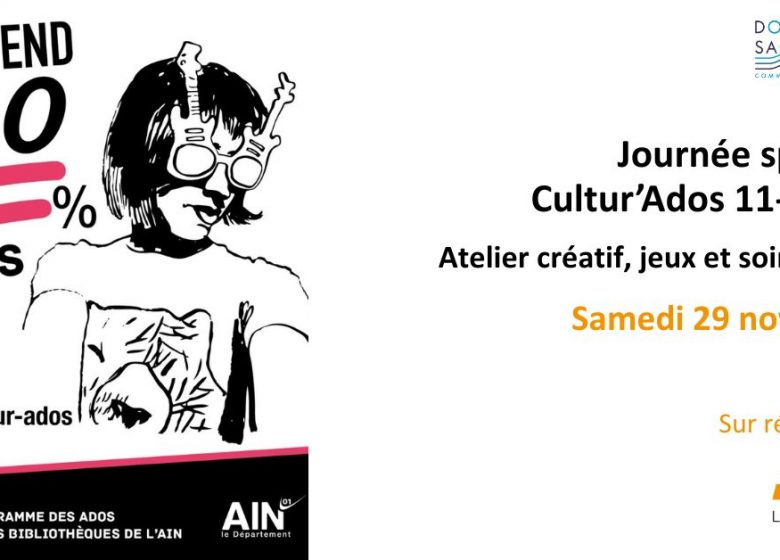 Journée spéciale Cultur’Ados 11-15 ans