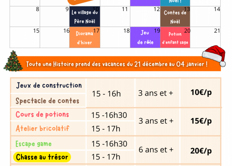 Animations à l’Imaginarium en décembre