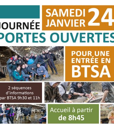 Lycée de Cibeins : Journée Portes Ouvertes spéciale BTSA