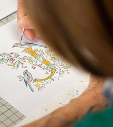 Les après-midi créatifs : « de l »imprimé à l&rsquo;enluminé »