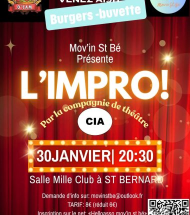 Théâtre : L&rsquo;Impro