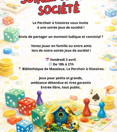 Soirée jeux de société