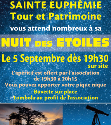 Nuit des étoiles d&rsquo;été