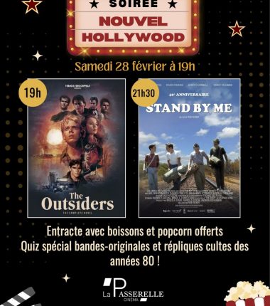Soirée Nouvel Hollywood au Cinéma La Passerelle