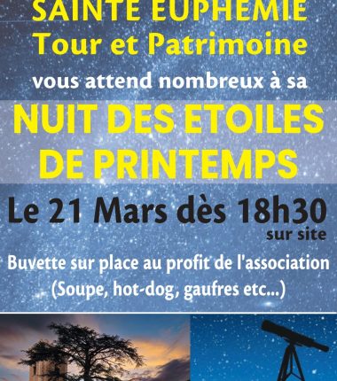 Nuit des étoiles de Printemps