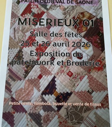 Exposition de patchwork et broderies