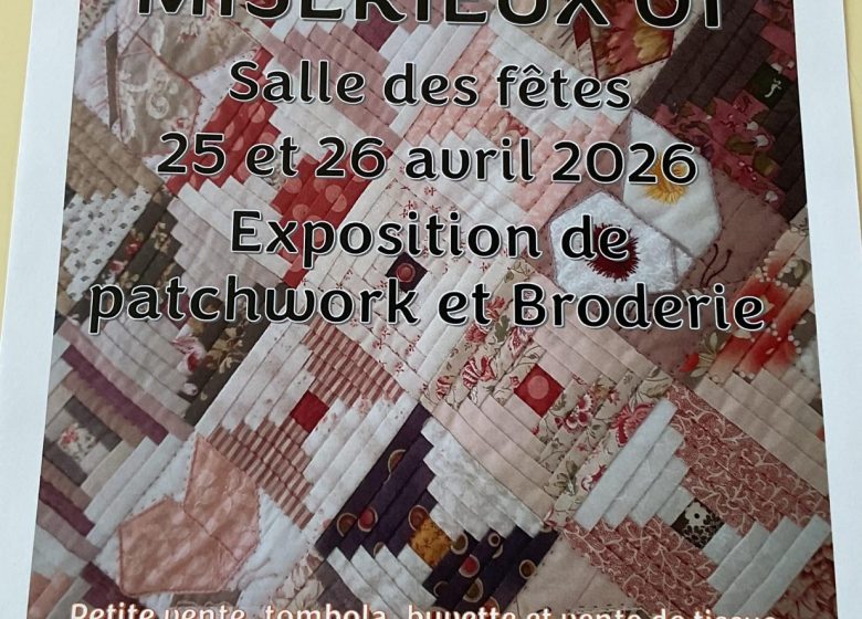 Exposition de patchwork et broderies