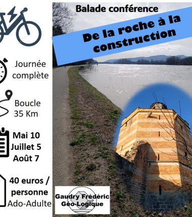 Balade géologique et nature à vélo électrique : Trévoux – Voie Bleue – Monts D&rsquo;Or