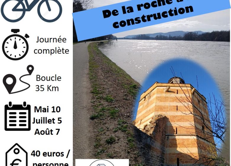 Balade géologique et nature à vélo électrique : Trévoux – Voie Bleue – Monts D&rsquo;Or