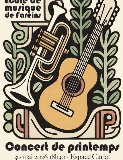 Concert par l&rsquo;école de musique de Fareins