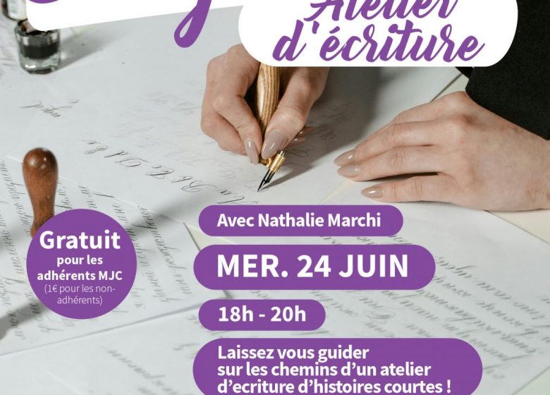 Stage adultes – atelier d&rsquo;écriture