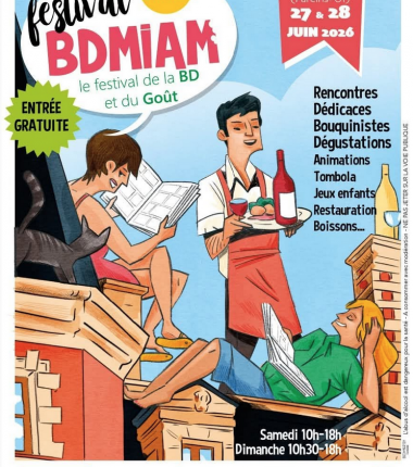 Festival BD MIAM, le festival de la BD et du Goût