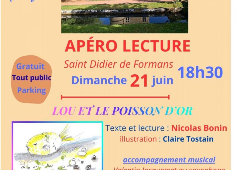 Partir en Livre : Apéro lecture – Lou et le Poisson d&rsquo;Or