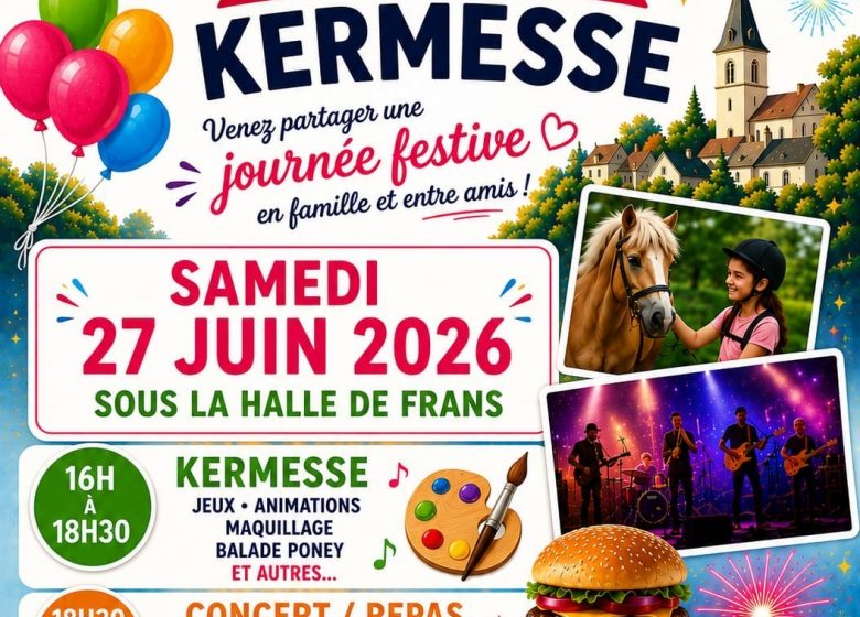 Fête du village et Kermesse à Frans