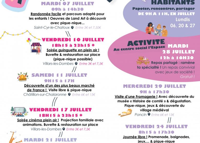 Soirée guinguette en plein air