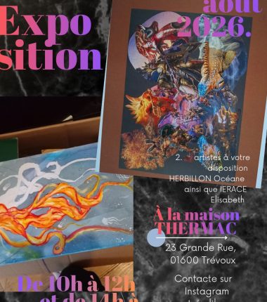 EXPOSITION MAISON THERMAC : Océane et Elisabeth