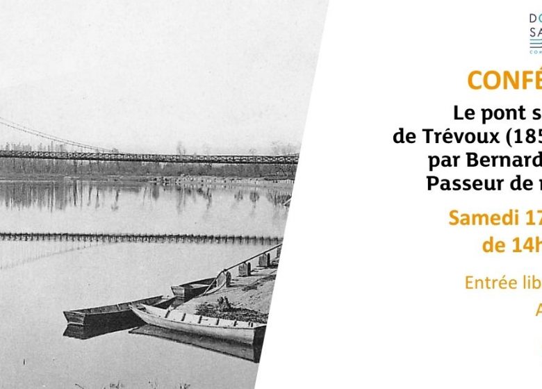 Le pont suspendu de Trévoux (1851-1982)