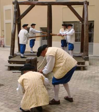 Démonstration du tirage du fil