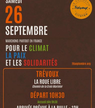 Marche pour le climat, la paix et les solidarités