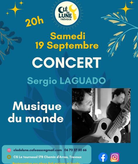 Concert Sergio Laguado – Musique du monde –
