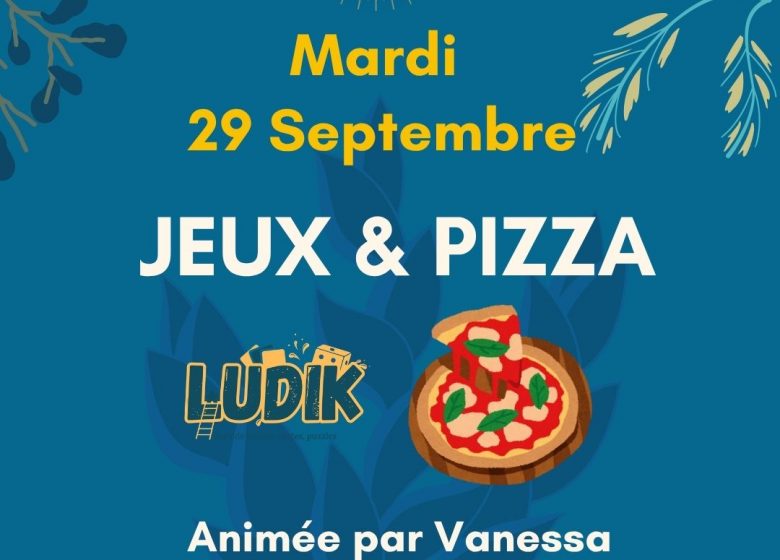 Soirée jeux  et pizza – Clé de Lune à Trévoux
