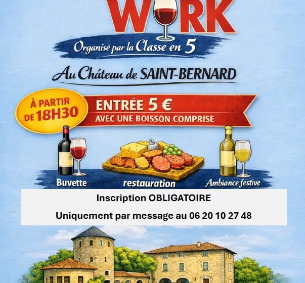 After work au Château Saint-Bernard